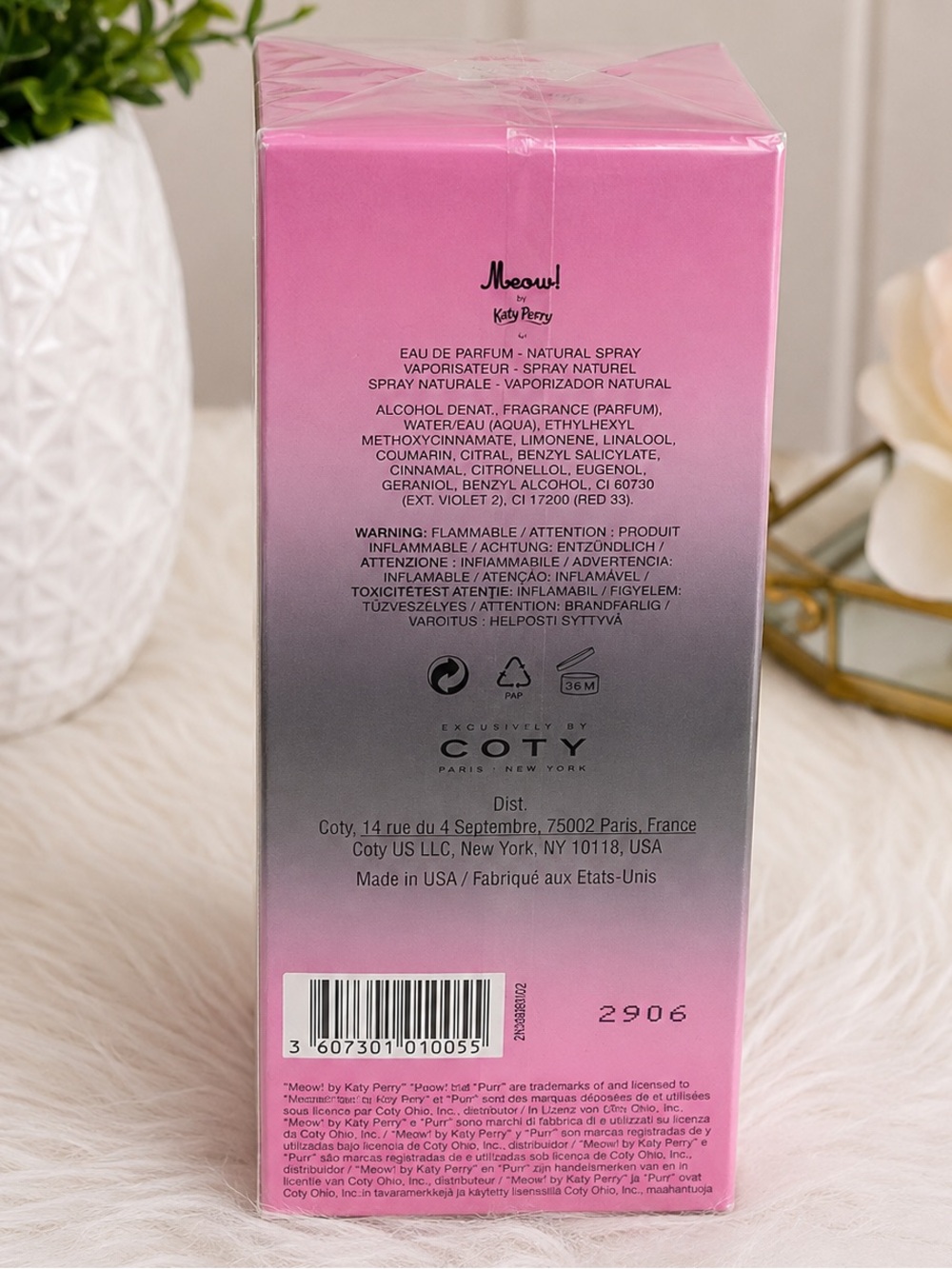 Katy Perry Meow Sweet Pink Cat Collector Bottle – 3.4 oz – Brand New Sealed - Picture 2 of 2